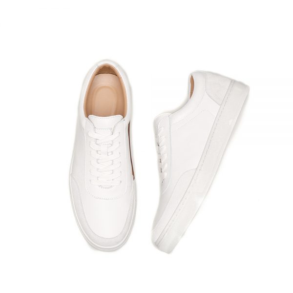 Custom White Leather Sneaker