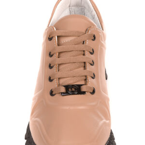 Beige Leather Sneaker