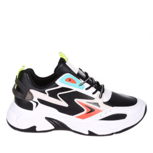 Multi-Colour Leather Sneaker